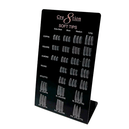 Cre8tion Soft Tip Counter Display Chart