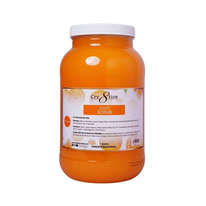 Cre8tion Honey Sugar Scrub 1 Gallon, Tangerine
