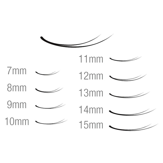 Hami Synthetic Eyelash Extension, V Lash, 0.1 x 9mm, 50322 OK1010VD