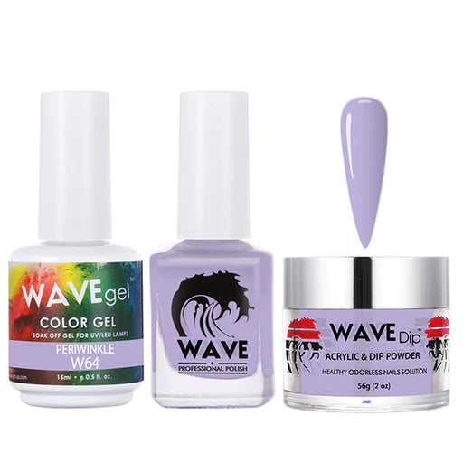Wave Gel 4in1 Acrylic/Dipping Powder + Gel Polish + Nail Lacquer, SIMPLICITY Collection, Full Line Of 216 Colors (From 001 To 216), Buy 1 Full Line Get 2 Color Chart & 2 iGel Hybrid LITE Cordless UV/LED Lamp, 48W