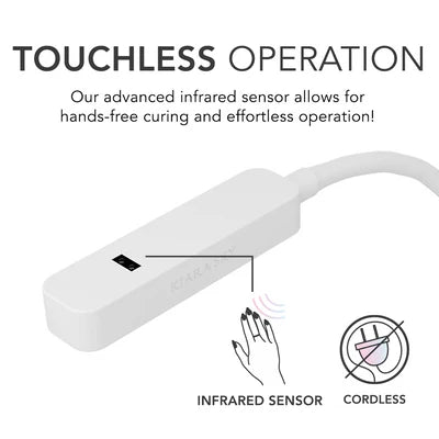 Kiara Beyond Pro Rechargeable Flash Cure Led Lamp, White