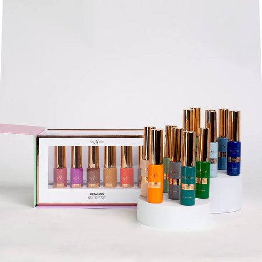 Cre8tion Detailing Gel (18 Colors) - Starter Kit - FALL/WINTER Collection - 005