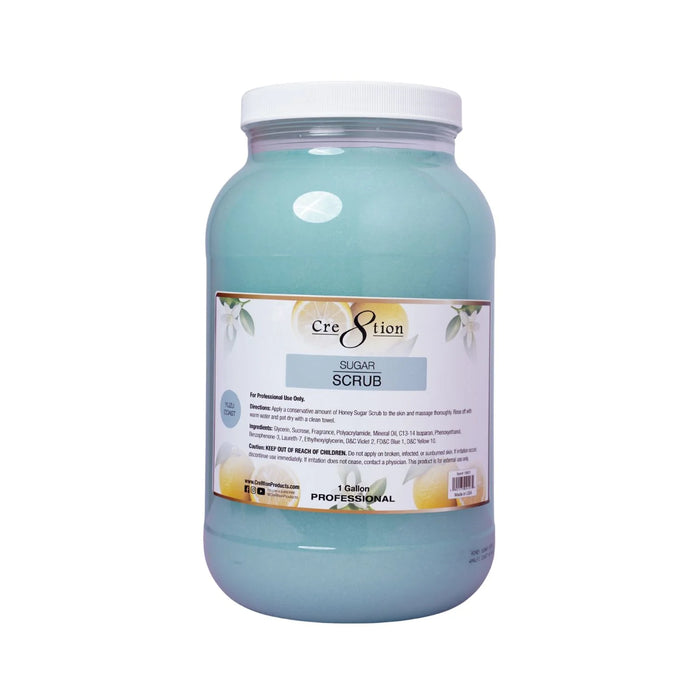 Cre8tion Honey Sugar Scrub 1 Gallon, Yuzu Coast