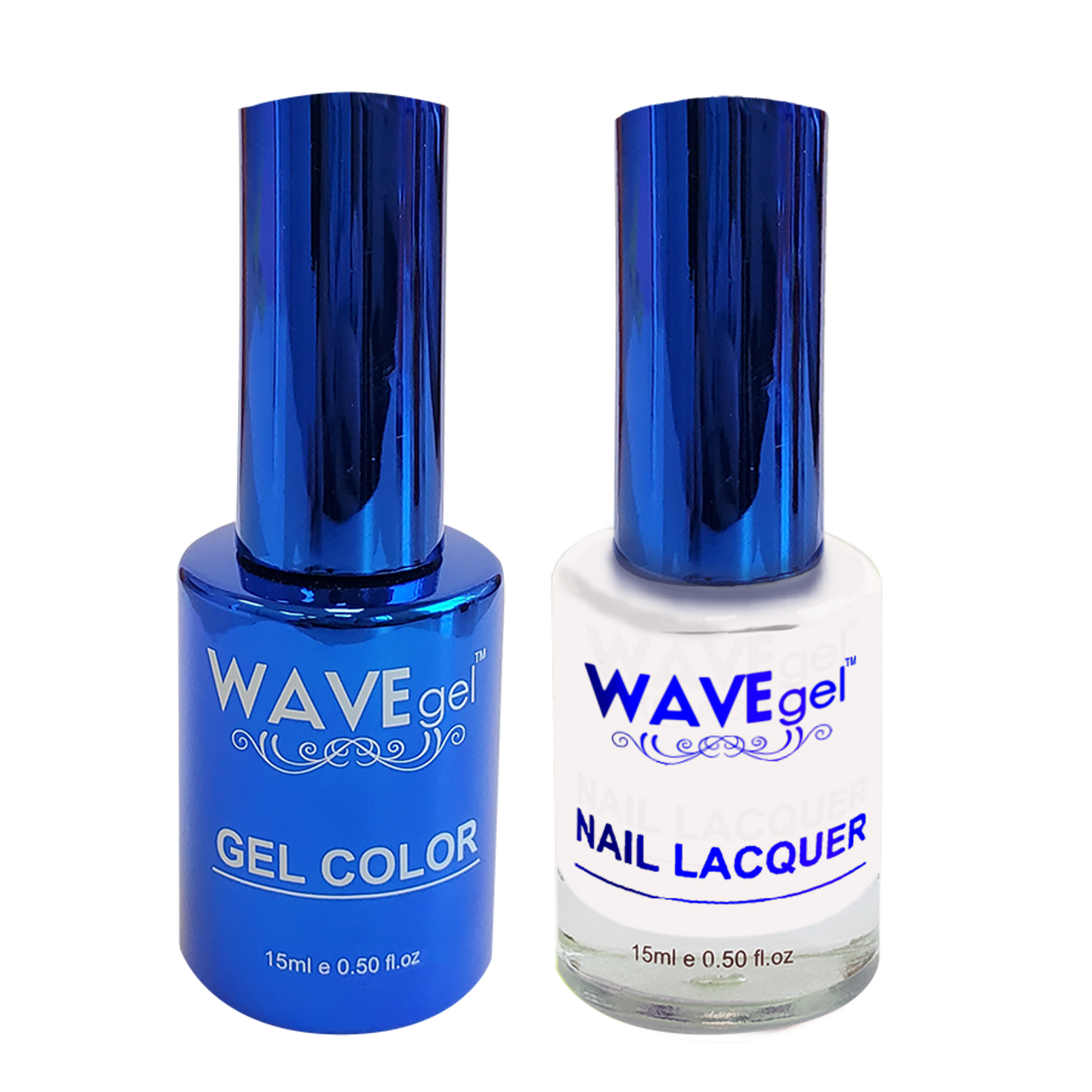 Wave Gel Nail Lacquer + Gel Polish, ROYAL Collection, 001, White On White!, 0.5oz