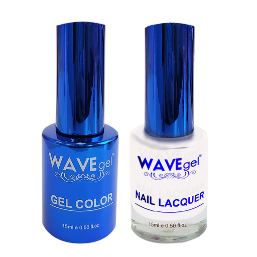 Wave Gel Nail Lacquer + Gel Polish, ROYAL Collection, 001, White On White!, 0.5oz