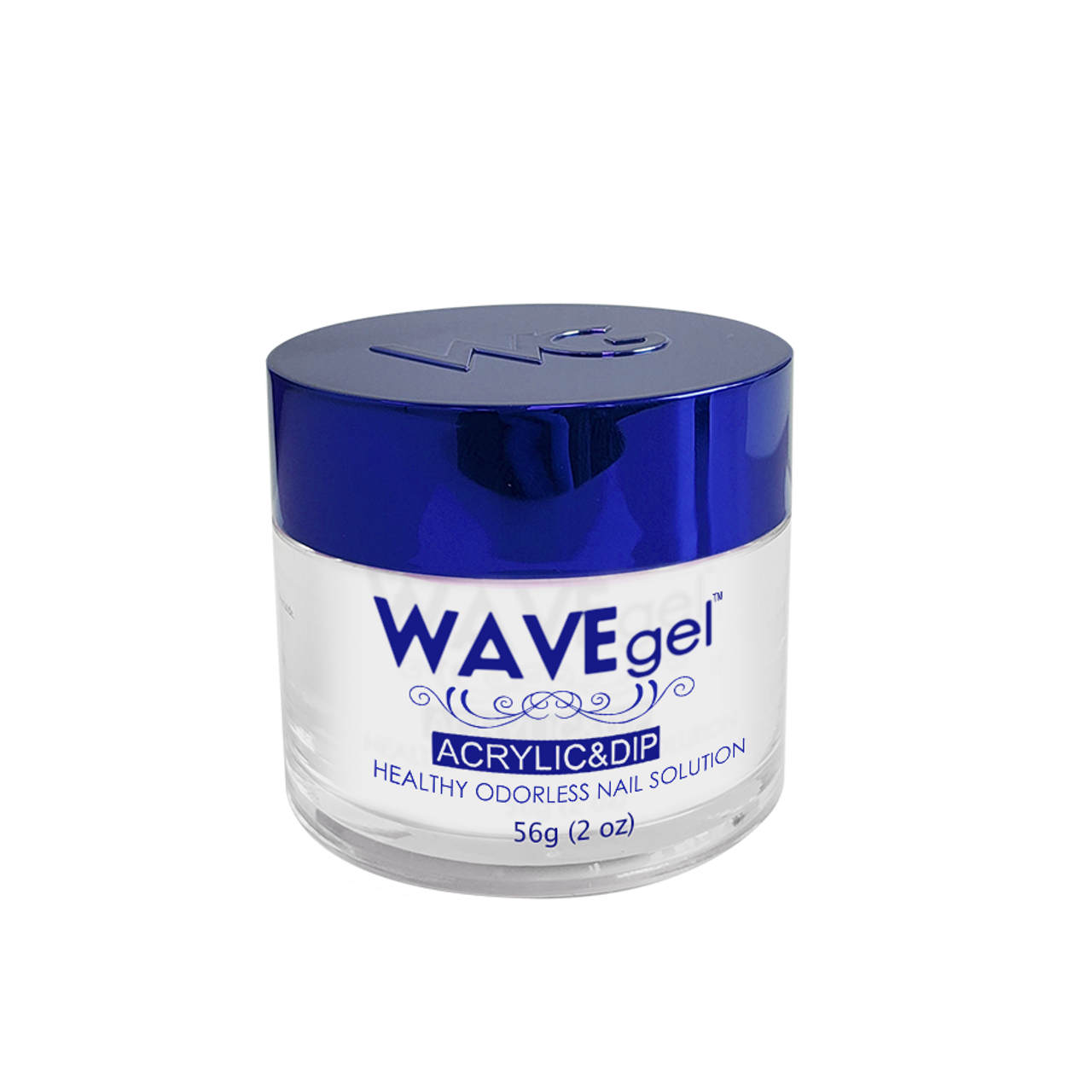 Wave Gel Acrylic/Dipping Powder, ROYAL Collection, 001, White On White!, 2oz