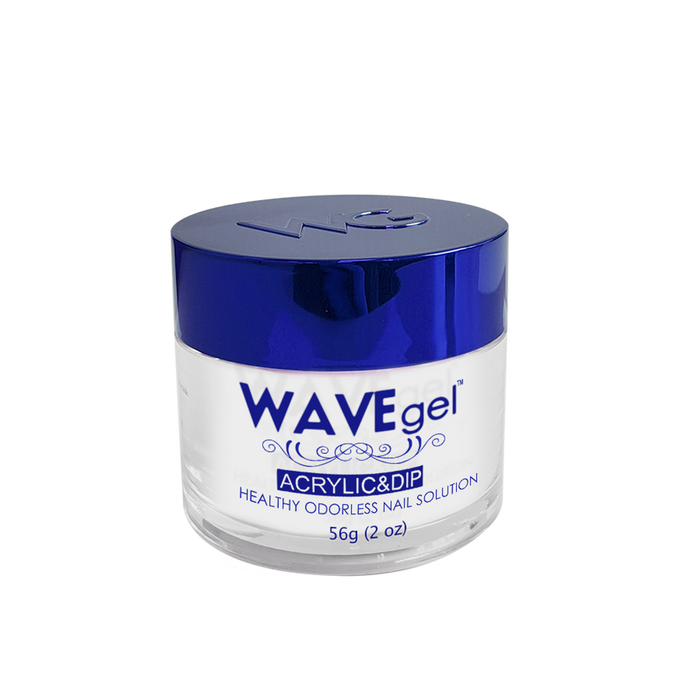 WAVEGEL Acrylic/Dipping Powder, ROYAL Collection, 001, White On White!, 2oz