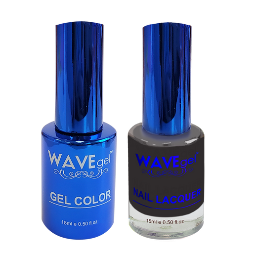 Wave Gel Nail Lacquer + Gel Polish, ROYAL Collection, 002, Black Envy, 0.5oz