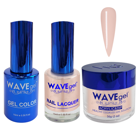 Wave Gel 4in1 Dipping Powder + Gel Polish + Nail Lacquer, ROYAL Collection, 004, Time for Tea!