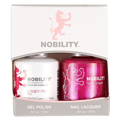 LeChat Nobility Gel & Polish Duo, NBCS004, Candy Mix, 0.5oz KK