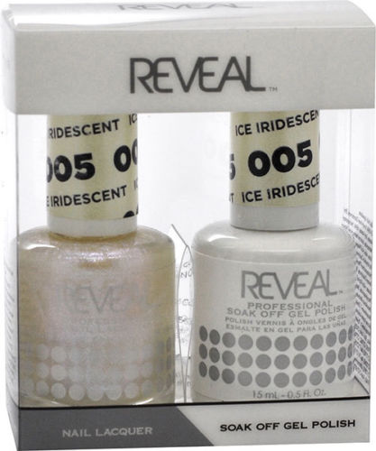 Reveal Gel Polish + Nail Lacquer, 005, Ice Iridescent, 0.5oz OK0311VD