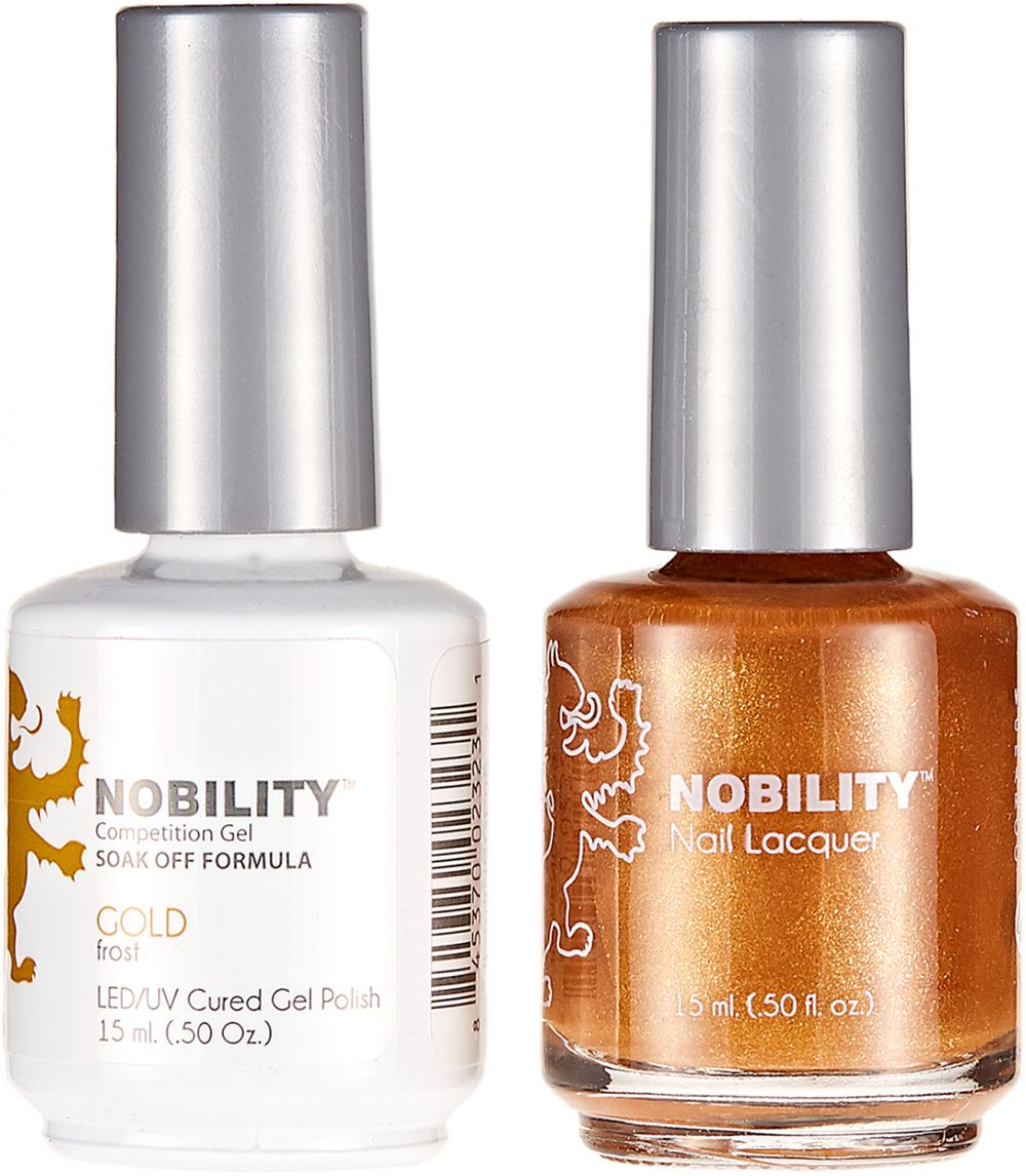 LeChat Nobility Gel & Polish Duo, NBCS005, Gold, 0.5oz KK0917