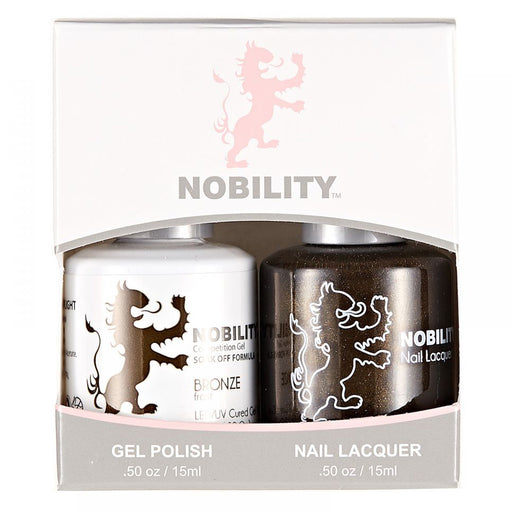 LeChat Nobility Gel & Polish Duo, NBCS007, Bronze, 0.5oz KK0906