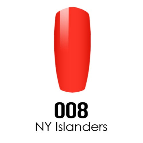 DC Nail Lacquer And Gel Polish, DC 008, Ny Islanders, 0.6oz MY0926