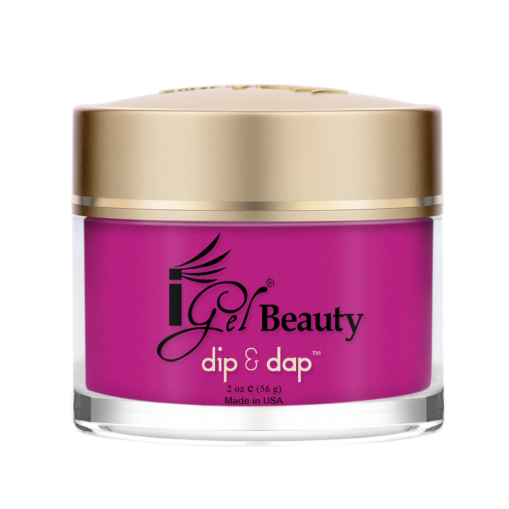 iGel Acrylic/Dipping POWDER, Dip & Dap NEW Collection, DD312, Orchid Flirt  2oz OK1019MD