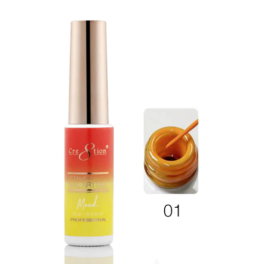 Cre8tion Detailing Nail Art Gel, MOOD CHANGE Collection, 01, 0.33oz