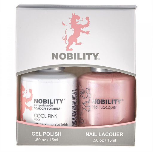 LeChat Nobility Gel & Polish Duo, NBCS010, Cool Pink, 0.5oz KK0406