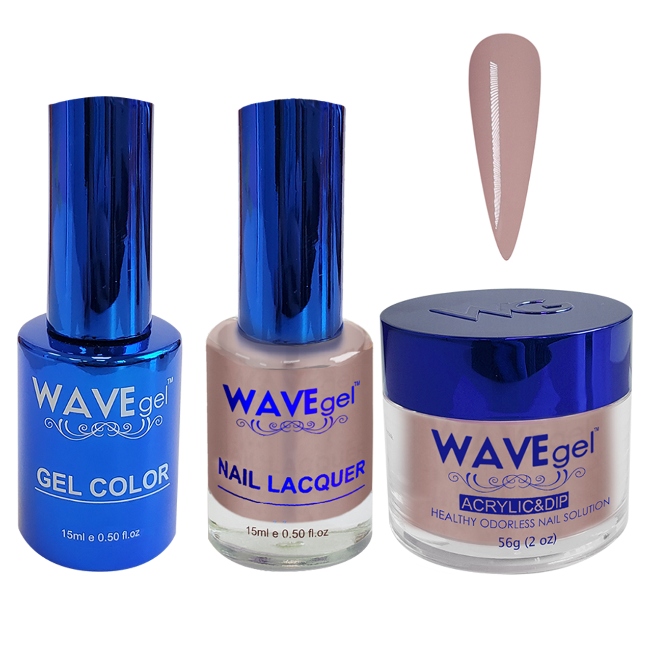 Wave Gel 4in1 Dipping Powder + Gel Polish + Nail Lacquer, ROYAL Collection, 010, On Sight