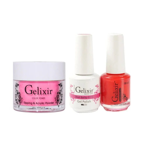 Gelixir 3in1 Acrylic/Dipping Powder + Gel Polish + Nail Lacquer, 011