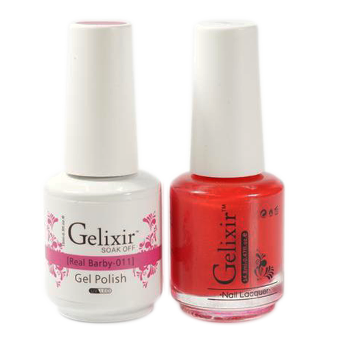 Gelixir Nail Lacquer And Gel Polish, 011, Real Barby, 0.5oz KK1010