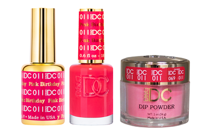 DC 3in1 Dipping Powder + Gel Polish + Nail Lacquer, DC 011 OK1207