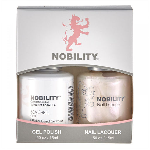 LeChat Nobility Gel & Polish Duo, NBCS011, Sea Shell, 0.5oz KK0917