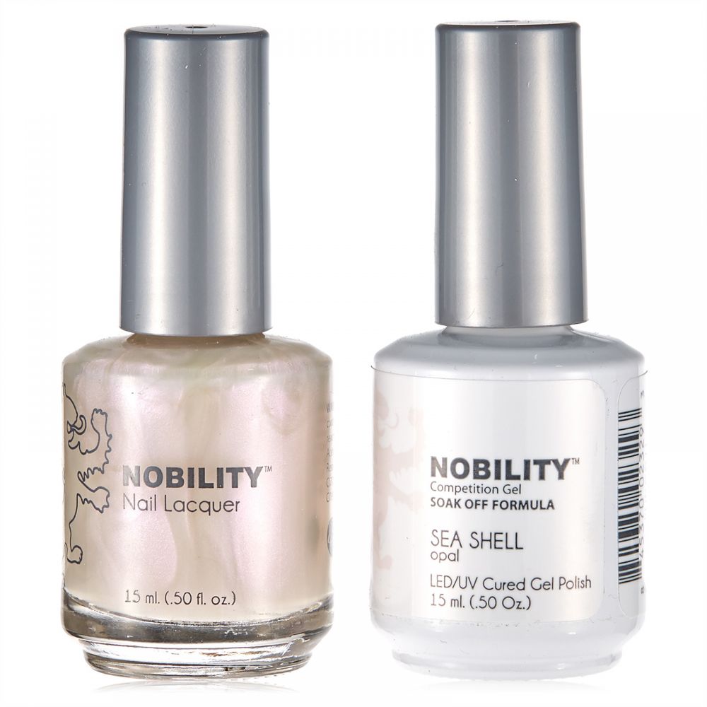 LeChat Nobility Gel & Polish Duo, NBCS011, Sea Shell, 0.5oz KK0917