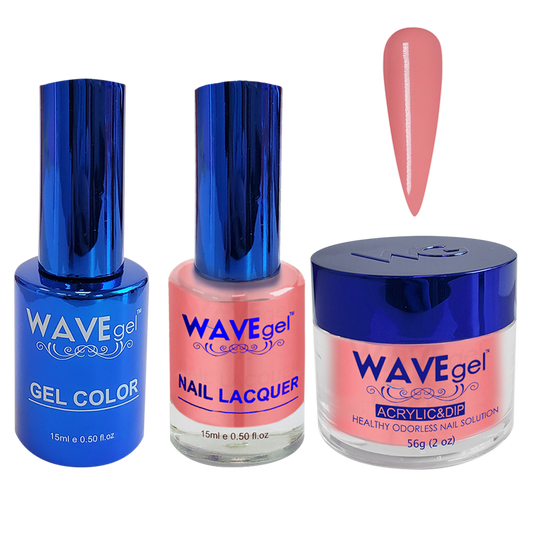 Wave Gel 4in1 Dipping Powder + Gel Polish + Nail Lacquer, ROYAL Collection, 012, Sky Pink