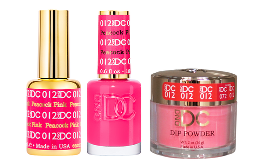 DC 3in1 Dipping Powder + Gel Polish + Nail Lacquer, DC 012 OK1207