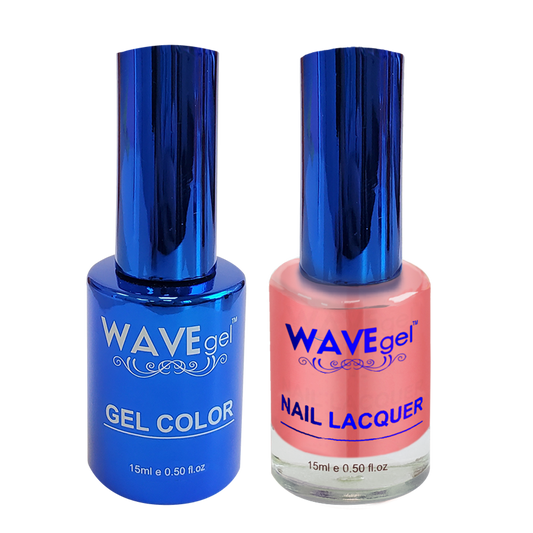 Wave Gel Nail Lacquer + Gel Polish, ROYAL Collection, 012, Sky Pink, 0.5oz