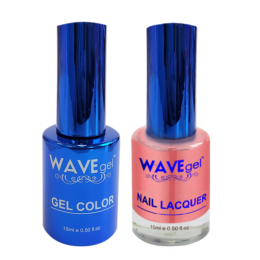Wave Gel Nail Lacquer + Gel Polish, ROYAL Collection, 012, Sky Pink, 0.5oz