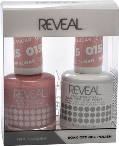 Reveal Gel Polish + Nail Lacquer, 015, Give Me Some Sugar, 0.5oz OK0311VD