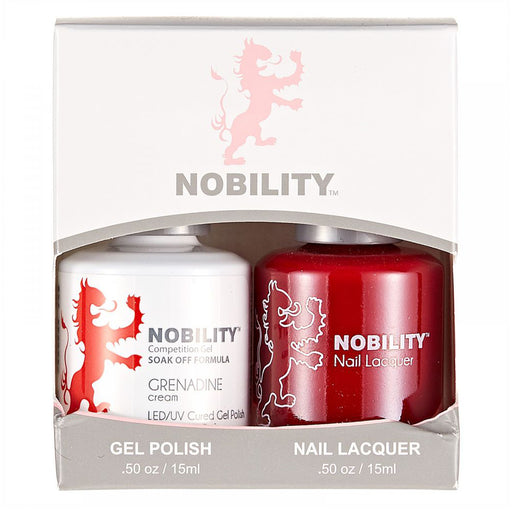 LeChat Nobility Gel & Polish Duo, NBCS016, Grenadine, 0.5oz KK