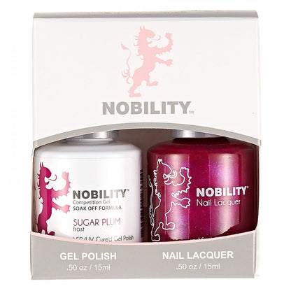 LeChat Nobility Gel & Polish Duo, NBCS017, Plum, 0.5oz KK