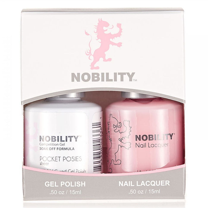 LeChat Nobility Gel & Polish Duo, NBCS018, Pocket Posies, 0.5oz KK
