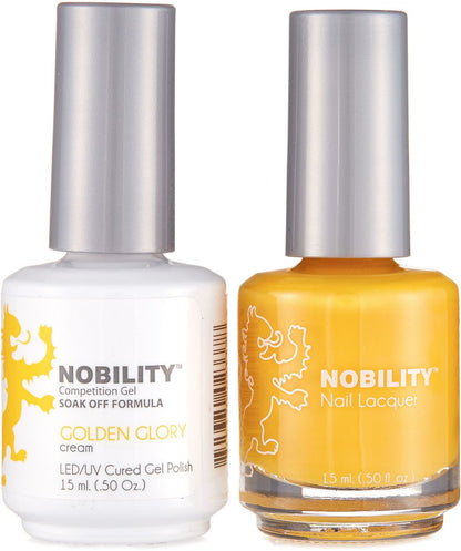 LeChat Nobility Gel & Polish Duo, NBCS019, Golden Glory, 0.5oz KK0906