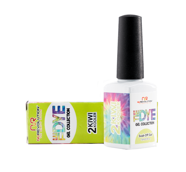 NuRevolution Tie Dye Gel Collection, 02, Kiwi Kooler, 0.5oz KK1030