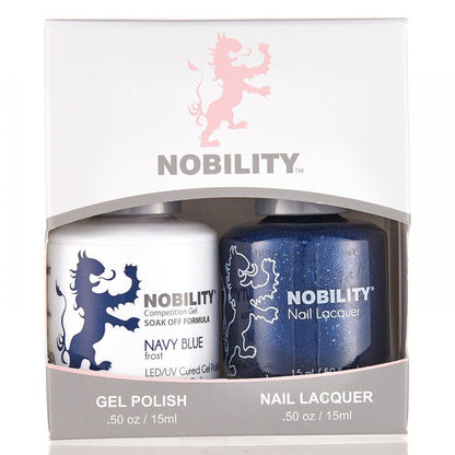 LeChat Nobility Gel & Polish Duo, NBCS020, Navy Blue, 0.5oz KK