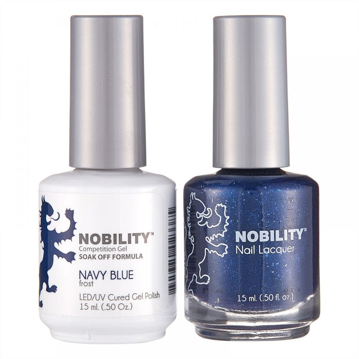 LeChat Nobility Gel & Polish Duo, NBCS020, Navy Blue, 0.5oz KK