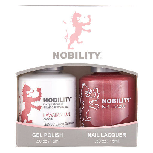 LeChat Nobility Gel & Polish Duo, NBCS022, Hawaiian Tan, 0.5oz KK