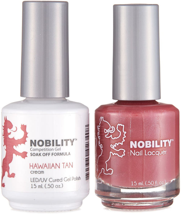 LeChat Nobility Gel & Polish Duo, NBCS022, Hawaiian Tan, 0.5oz KK