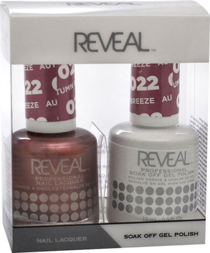 Reveal Gel Polish + Nail Lacquer, 022, Autumn Breeze, 0.5oz OK0311VD