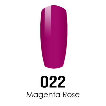 DC Nail Lacquer And Gel Polish, DC 022, Magenta Rose, 0.6oz MY0926