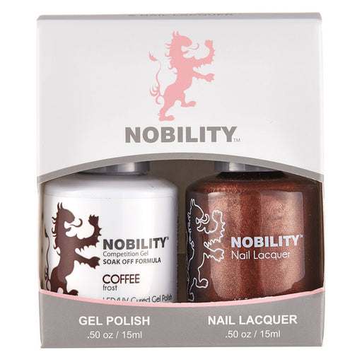 LeChat Nobility Gel & Polish Duo, NBCS023, Coffee, 0.5oz KK