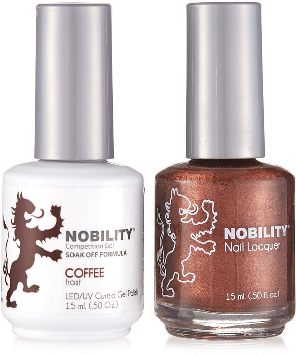 LeChat Nobility Gel & Polish Duo, NBCS023, Coffee, 0.5oz KK