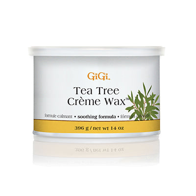Gigi TEA TREE CREME WAX, 14oz, 0240EC, 448043 (Packing: 24 pcs/case)