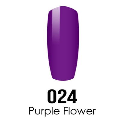 DC Nail Lacquer And Gel Polish, DC 024, Purple Flower, 0.6oz MY0926