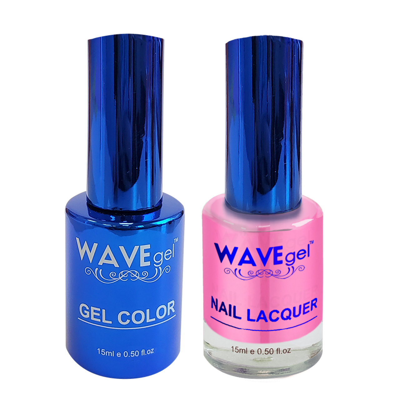 Wave Gel Nail Lacquer + Gel Polish, ROYAL Collection, 024, Sovereign in Pink!, 0.5oz