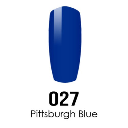 DC Nail Lacquer And Gel Polish, DC 027, Pittsburgh Blue, 0.6oz MY0926