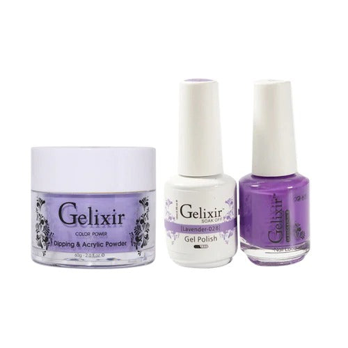 Gelixir 3in1 Acrylic/Dipping Powder + Gel Polish + Nail Lacquer, 028